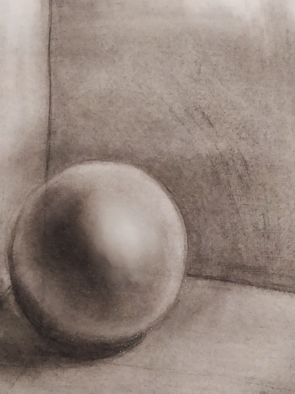 Home Un dessin illustrant le travail sur le clair-obscur