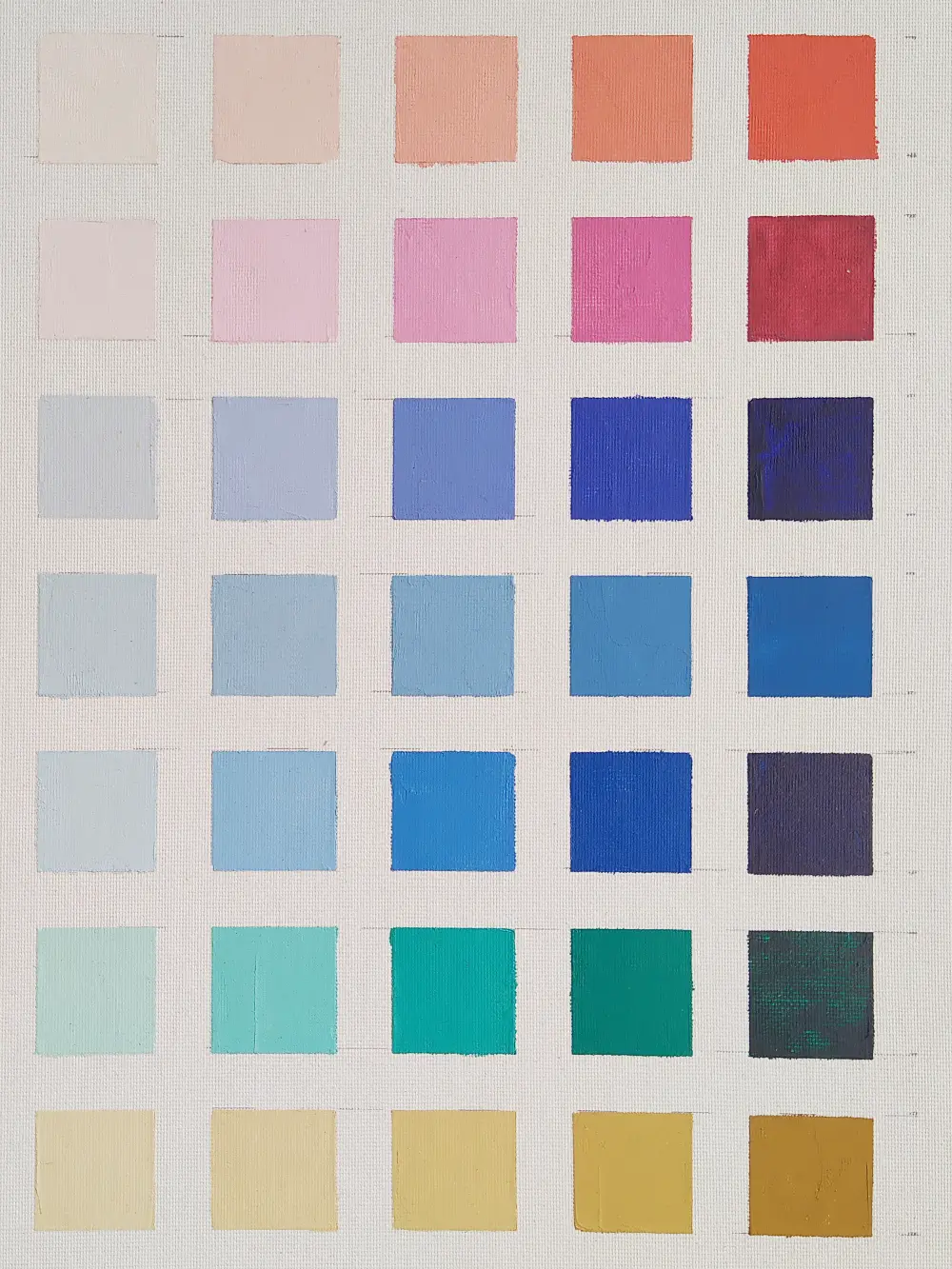 Home Une peinture de nuancier